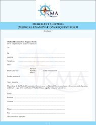 Medical Examination Request Form - KMA