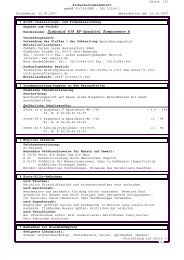 Sicherheitsdatenblatt Nr. 438 Komponente A - Caparol