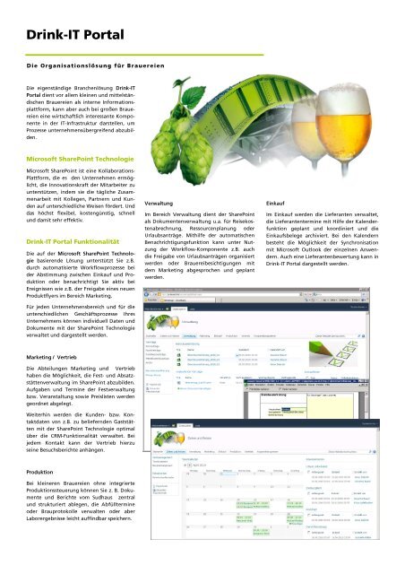 Drink-IT Portal - Prisma Informatik