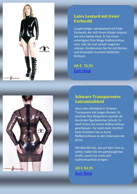 Korsett-Love, die Latexwelt für Jeden.