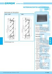 WETTERSCHUTZGITTER AUS ALUMINIUM W-801 - Grada.be