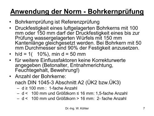 6. Dresdner Betontag Bewertung der Druckfestigkeit ... - saxotest.de