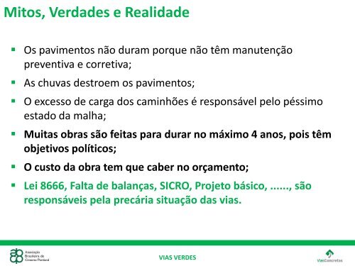 Pavimento de Concreto: Uma Realidade Nacional