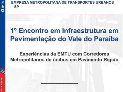 Pavimento de Concreto: Uma Realidade Nacional