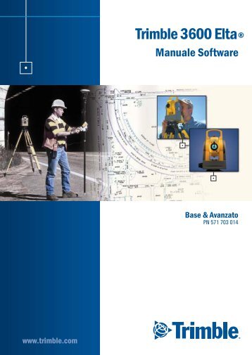 Trimble 3600 Elta Manuale Software Base & Avanzato - Instrumetrix