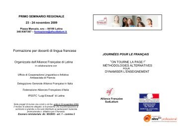 PROGRAMME DEFINITIF - Sansoni Scuola