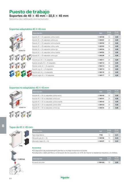 Sistemas de InstalaciÃ³n, VDI y Alumbrado de ... - Schneider Electric