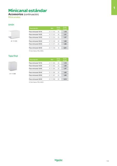 Sistemas de InstalaciÃ³n, VDI y Alumbrado de ... - Schneider Electric