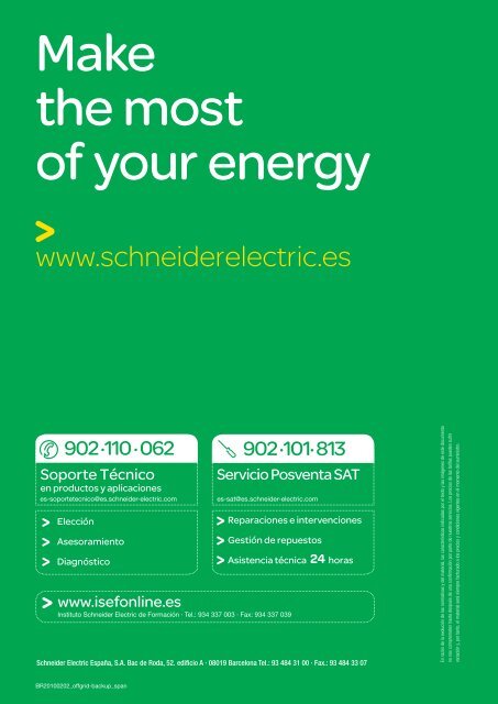 Soluciones de aislada y de respaldo - Schneider Electric