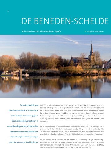 De Beneden-Schelde herleeft - Aquafin