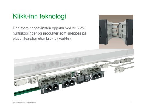 OptiLine 50 installasjonssystem presentasjon ... - Schneider Electric