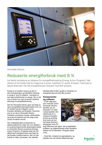 Lauritz Knudsen-fabrikken i Ringsted, Danmark - Schneider Electric