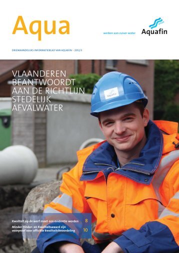 vlaanderen beantwoordt aan de richtlijn stedelijk afvalwater - Aquafin