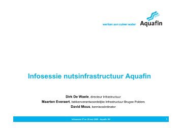 Drukriolering - Aquafin