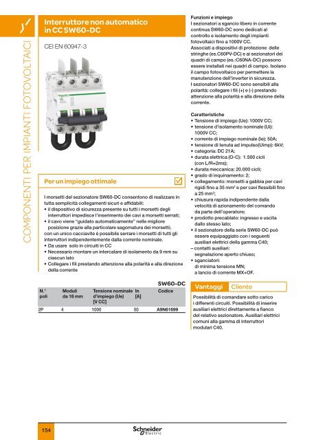 Componenti per impianti fotovoltaici - Schneider Electric