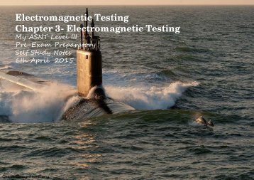 Electromagnetic Testing Chapter 3- Electromagnetic Testing