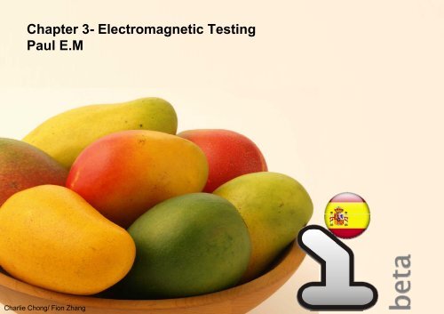 Electromagnetic Testing Chapter 3- Electromagnetic Testing