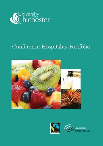 Conference Hospitality Portfolio - University of Chichester