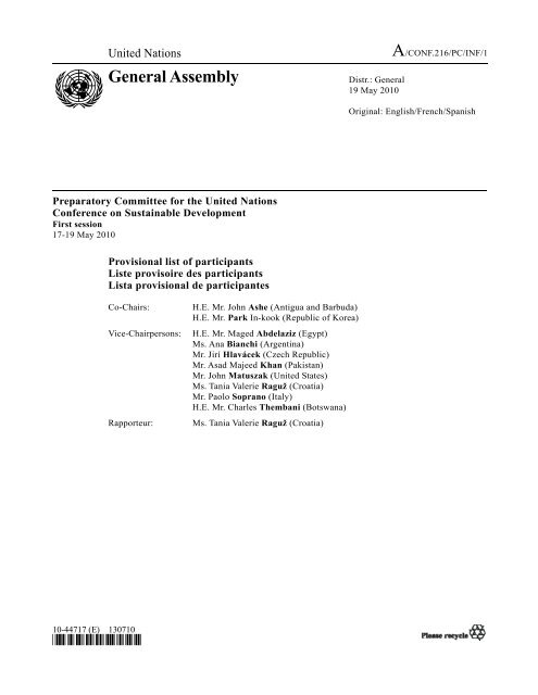 General Assembly - UN Documents