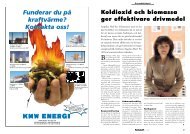 Koldioxid och biomassa ger effektivare drivmedel - Bioenergitidningen