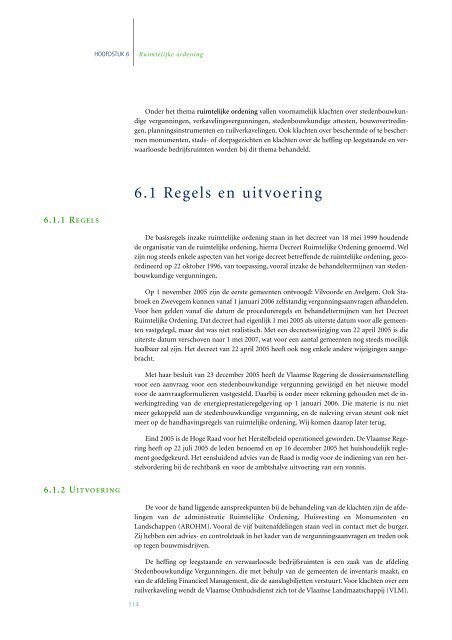Jaarverslag 2005 - Vlaamse Ombudsdienst