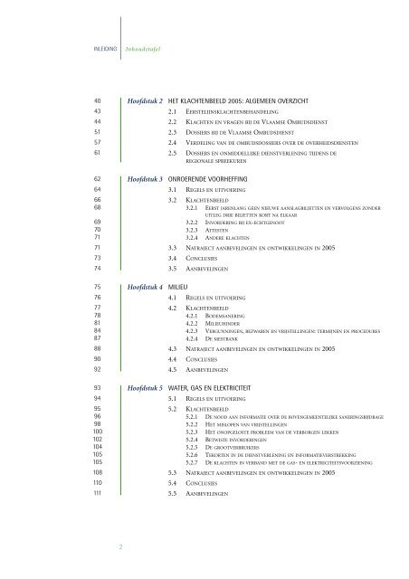 Jaarverslag 2005 - Vlaamse Ombudsdienst