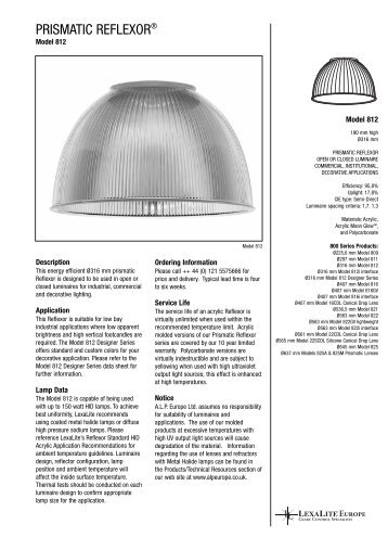 Download Spec Sheet - ALP Europe LTD.