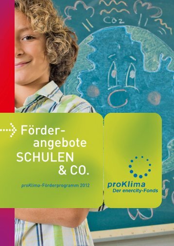 proKlima Info ι Förderangebote Schulen & CO. - WahlkreisTACKtiker