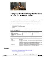 Configuring Modular QoS Congestion Avoidance on Cisco ASR ...