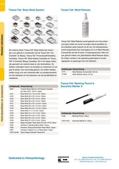 Productcatalogus - Sakura