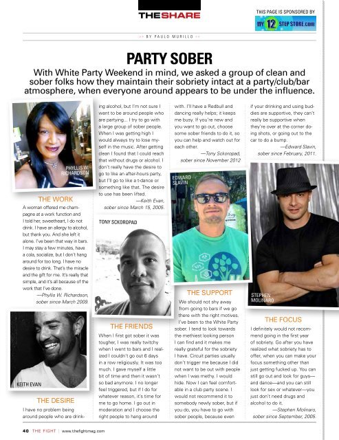 THE FIGHT SOCAL'S LGBT MONTHLY MAGAZINE APRIL 2015