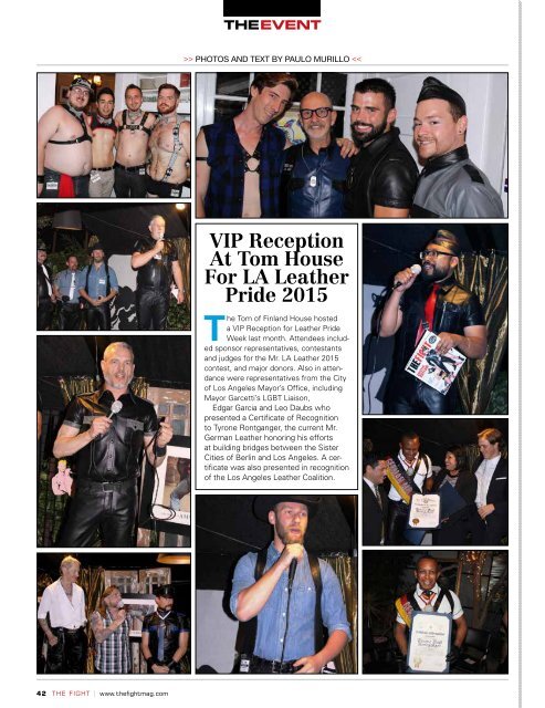 THE FIGHT SOCAL'S LGBT MONTHLY MAGAZINE APRIL 2015