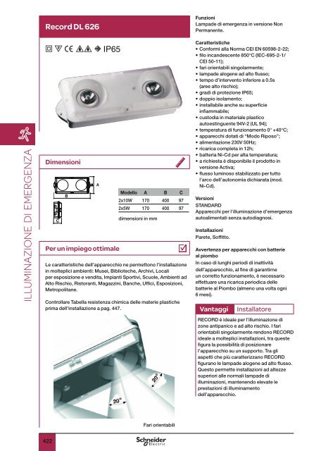 Illuminazione di emergenza - Schneider Electric