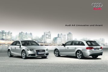 Audi A4 Limousine und Avant