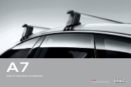 Audi A7 Sportback Accessories