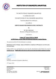 to download - Institution of Engineers Mauritius