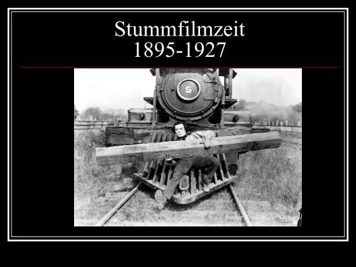 Stummfilmzeit 1895-1927 - Home: FHNW - Bildnerische und ...