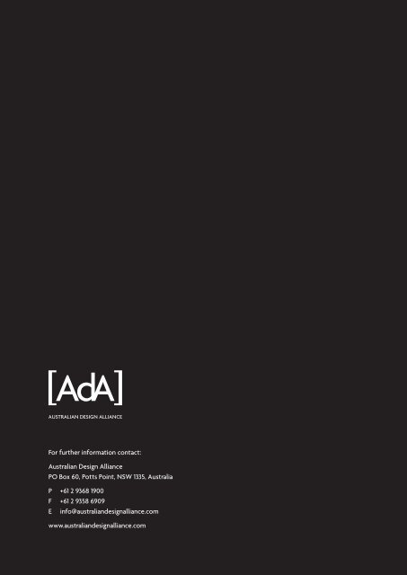 Launch Report - Design Institute of Australia
