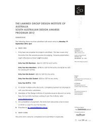 entry form - Design Institute of Australia