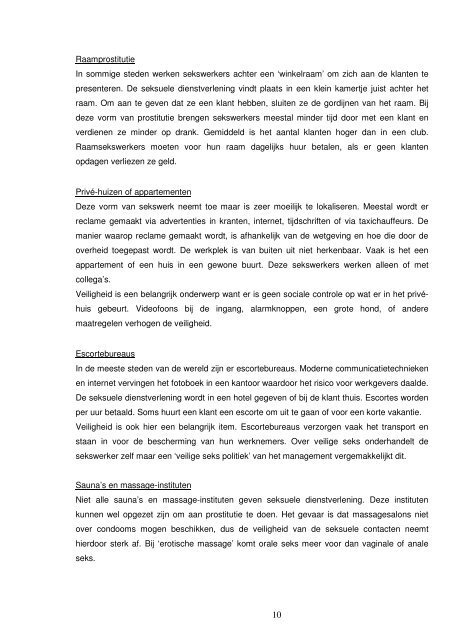 Mannelijke sekswerkers in Antwerpen - thesis - Ghapro
