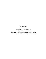 TEMA: 03 GRANDES VASOS Y FISIOLOGÍA CARDIOVASCULAR