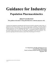 Guidance for Industry - Pharmanet