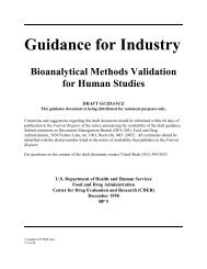 Bioanalytical Methods Validation for Human Studies - Pharmanet