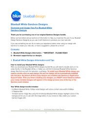 Blueball White Readme Manual - Blueball Design
