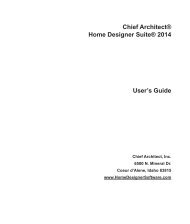 Chief Architect® Home Designer Suite® 2014 User's Guide