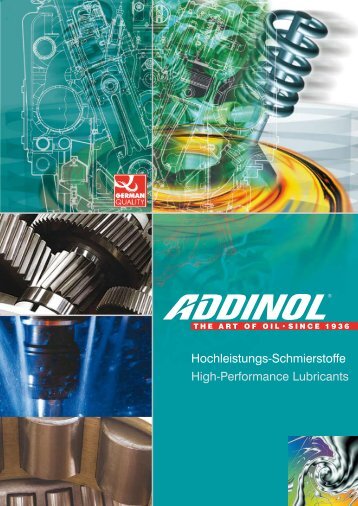 Hochleistungs-Schmierstoffe High-Performance Lubricants