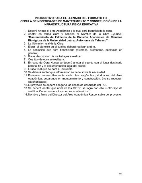 Manual de Normas Presupuestarias - Universidad JuÃ¡rez AutÃ³noma ...