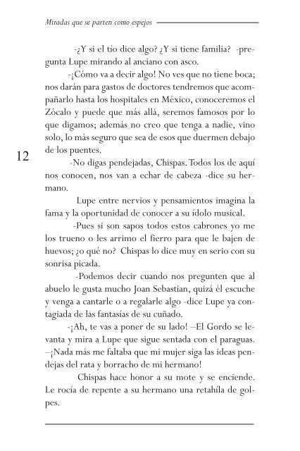 Miradas que se parten como espejos / Pedro Luis HernÃ¡ndez Gil