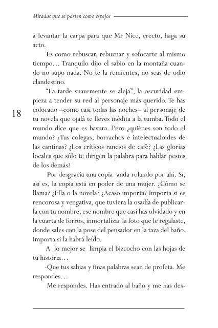 Miradas que se parten como espejos / Pedro Luis HernÃ¡ndez Gil