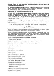 Al margen un sello que dice: Gobierno de Jalisco. Poder ... - Inicio